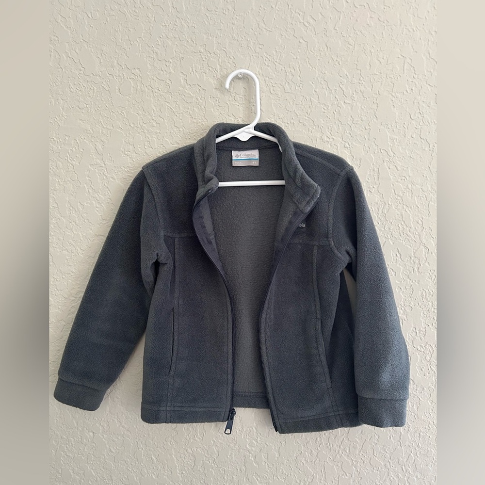 Columbia Kids Charcoal Fleece Jacket